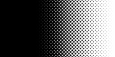 Black and white halftone, dotted, circles pattern, background, backdrop. Dots, Polka dots pattern © Pixxsa