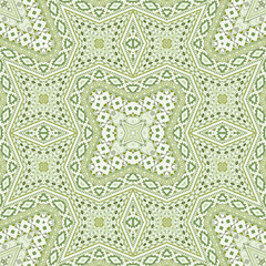 Arabian repeating pattern graphic design. Oriental geometric texture. Scarf print in ethnic style.