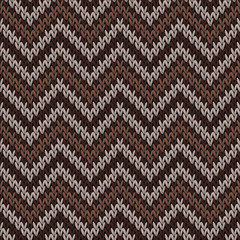 Cotton chevron stripes knitting texture geometric