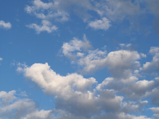 blue sky with clouds background