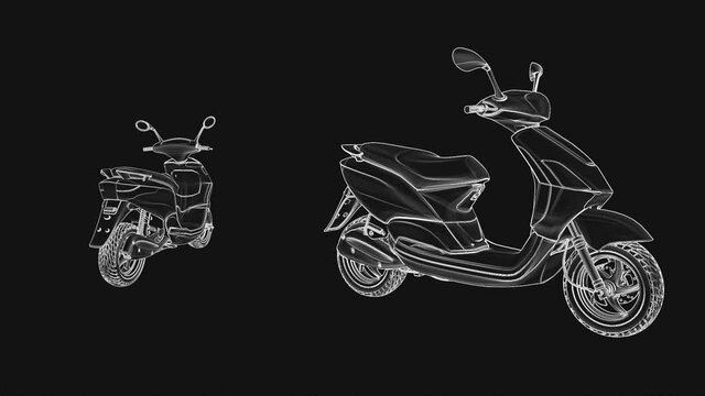 Moped Rotate Loop Black Screen