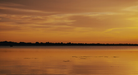 sunset over the Danube 