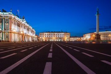 Fototapeta na wymiar St. Petersburg. Russia. Palace Square. White nights.