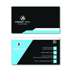 Business Card Design Template Vector	