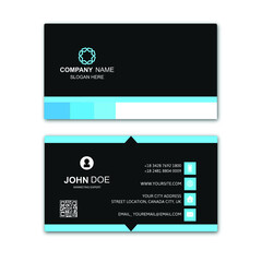 Business Card Design Template Vector	