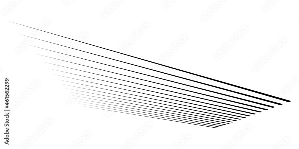Poster 3d straight, parallel dynamic irregular lines, stripes element. action, burst, speed comic effect li