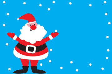 Christmas and New Year's holidays greeting card