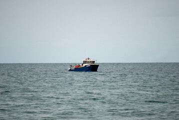 Obraz premium boat in the sea