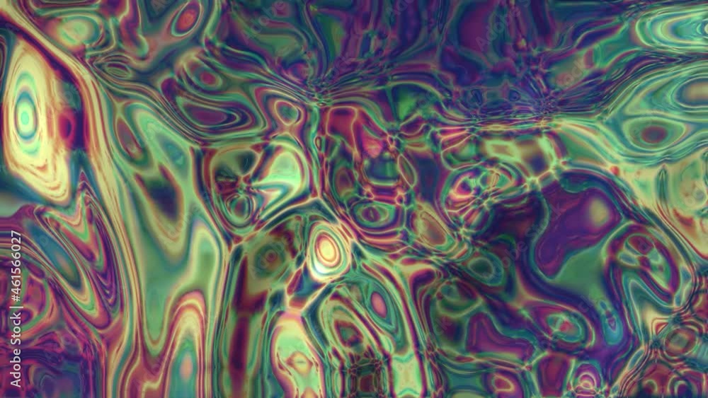 Poster abstract water paint diffusion with liquid soap, seamless loop. motion. a chemical reaction with ink