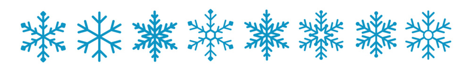 Snowflakes vector icon. Icon logo snow vector icon