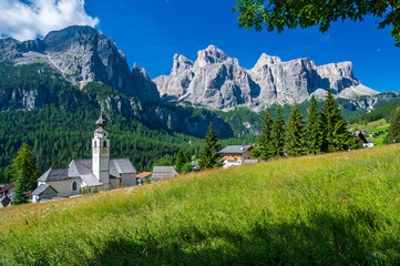 Church in Colfosco, Val Badia