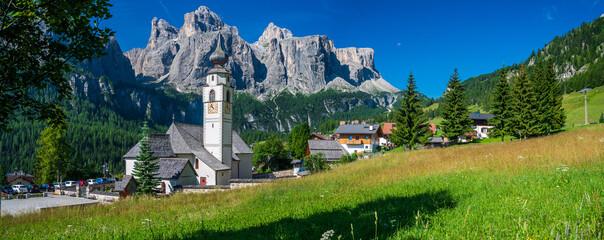 Church in Colfosco, Val Badia