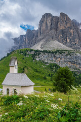 Little church at Gardena Pass