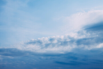 Fototapeta na wymiar Blue summer sky.