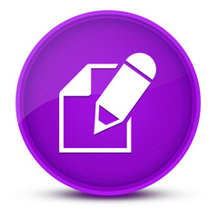 Pencil book luxurious glossy purple round button abstract