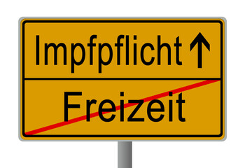 Corona Covid-19 Pandemie Virus Lockdown Schild