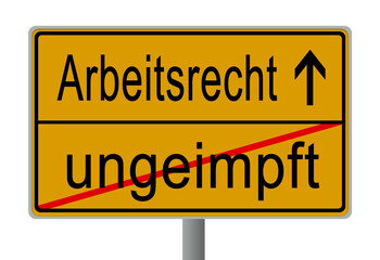 Corona Covid-19 Pandemie Virus Lockdown Schild