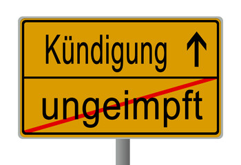 Corona Covid-19 Pandemie Virus Lockdown Schild