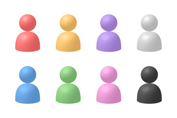 立体的な人のアイコン