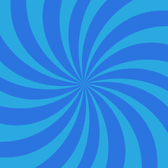 Blue twisting vector illustration background burst design wallpaper texture