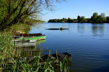 boat on the river