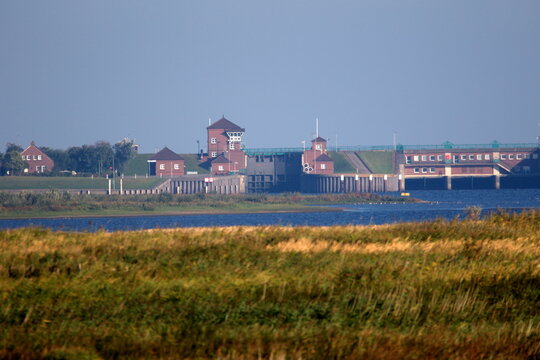 Deichschleuse in Greetsiel