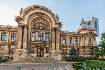 Obraz premium Palace of the Deposits and Consignments in Bucharest, Romania