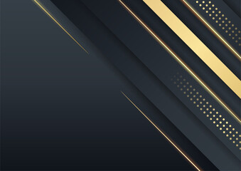 High quality luxury black gold background with minimalist corporate tech concept