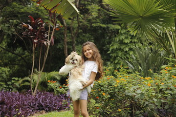 CRIANÇA COM CACHORRO