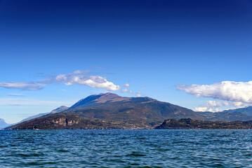 Monte Baldo seen from Lago di Garda.