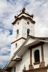 Fototapeta na wymiar The historic Capilla de San Francisco built in 1746 at the city of Guadalajara de Buga in Colombia