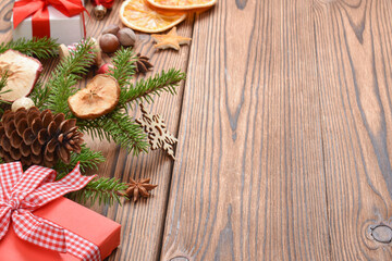Greeting card for Christmas and New Year.