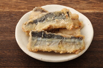 三陸産　さんまの竜田揚げ