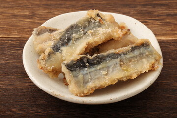 三陸産　さんまの竜田揚げ