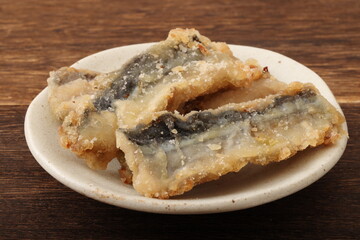 三陸産　さんまの竜田揚げ