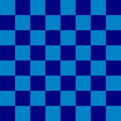 Checkerboard 8 by 8. Navy and Blue colors of checkerboard. Chessboard, checkerboard texture. Squares pattern. Background.