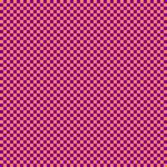 Checkerboard with very small squares. Purple and Salmon colors of checkerboard. Chessboard, checkerboard texture. Squares pattern. Background.