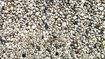 Small stones on the wall, background.
