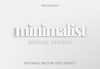 Editable Business Logo with Minimalist Word
