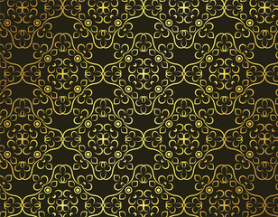 luxury dark seamless pattern background