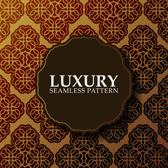 luxury dark seamless pattern background