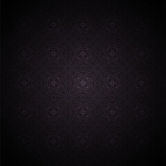 dark ethnic seamless pattern template