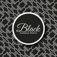dark ethnic seamless pattern template