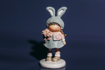 Fototapeta na wymiar easter bunny doll