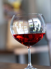 red wine glass