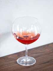 glass of red wine