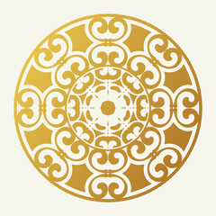 luxury ornament pattern circle design