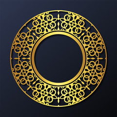 luxury ornament pattern circle design
