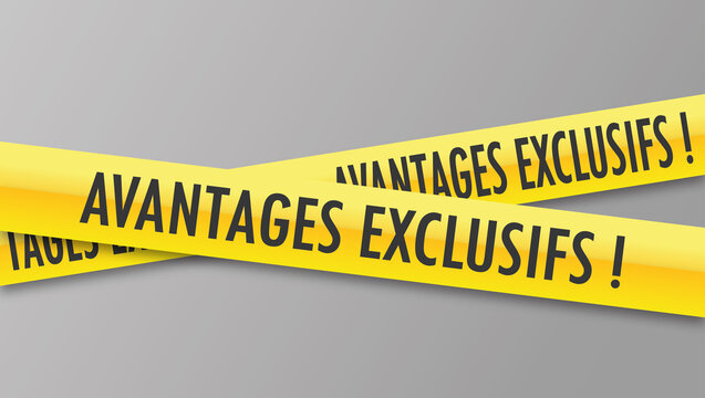 Logo avantages exclusifs.