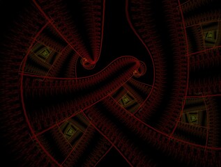 Obraz premium Imaginatory fractal abstract background Image